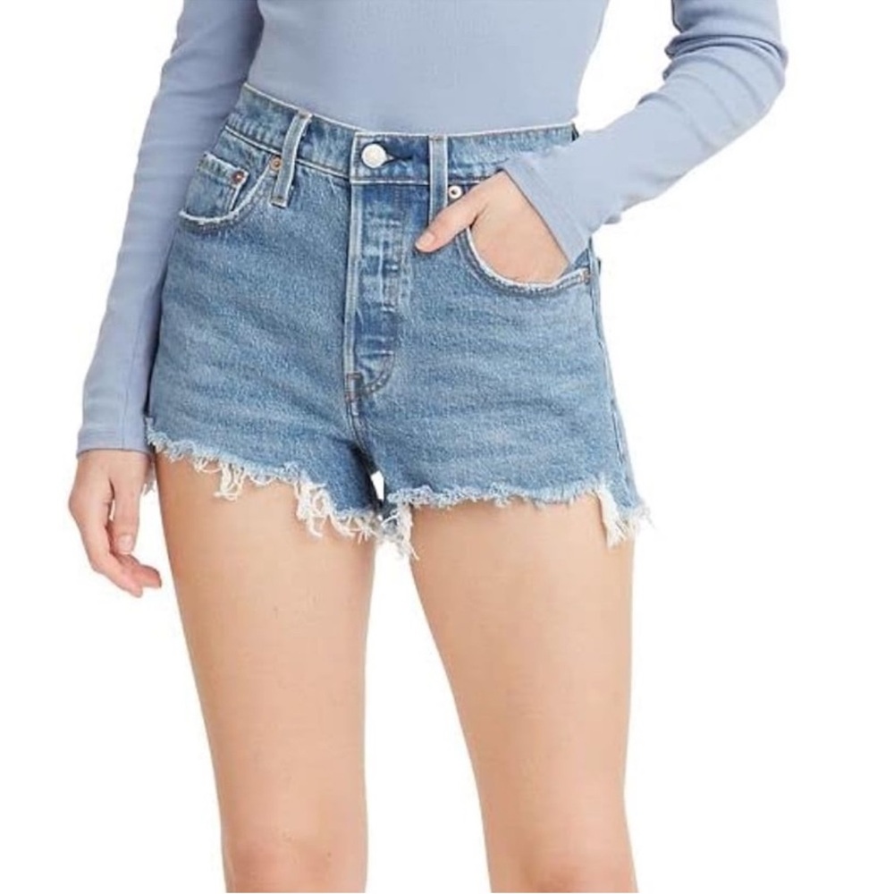 Levi Denim High-Waisted Women Shorts